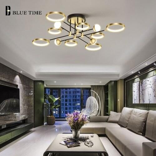 Led Chandelier Lighting Lustre Luxury Ceiling Mounted Modern Led Chandelier For Living room Dining room Kitchen Bedroom Lights