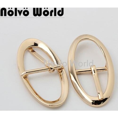 Nolvo World 5-20-100pcs 22mm 48mm 4 colors Gold pin buckle small craft buckles decorative pin belt buckle for women