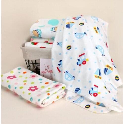 Bed Sheets New Baby Flannel Cartoon Printing Four Seasons Universal Bed Sheet Soft Skin-Friendly Bed Thin Section Sheets