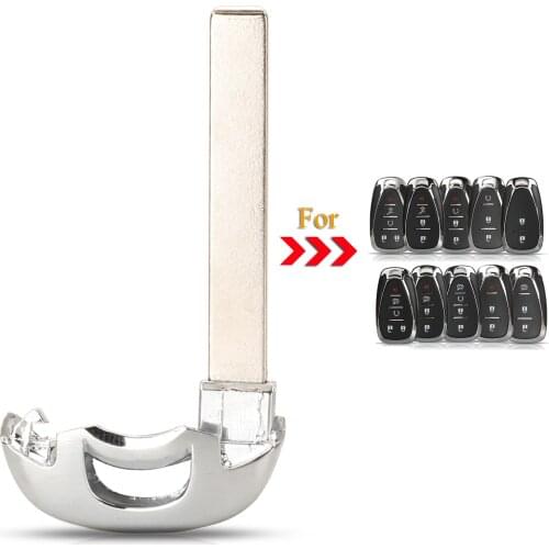 Kutery Remote Car Smart Key Keyless Emergency Insert Uncut Blade Blank For Chevrolet Camaro Volt Malibu XL Equinox HU100 Blade