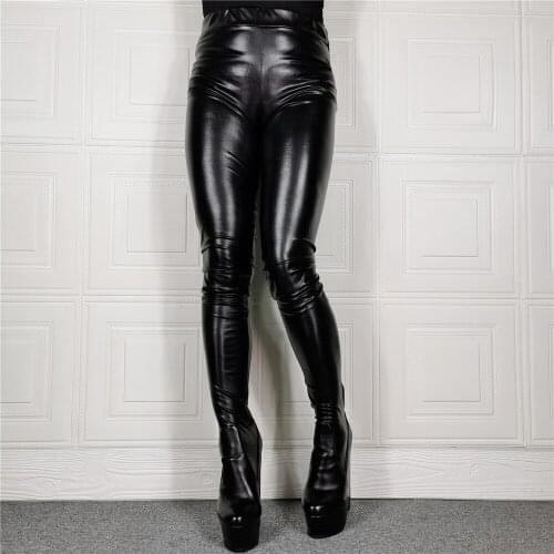 Handmade High Platform Heels Leather Super Sexy Pantyhose Boots Wedges Pants Boots Round Toe Shoes Women Plus Size 12 13 15