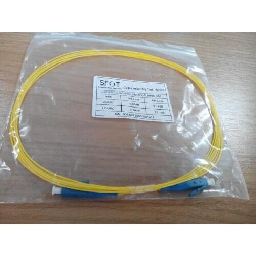 SC/APC-SC/APC Fiber Patch Cord,2.0mm Cable, 3m, Single Mode, Simplex