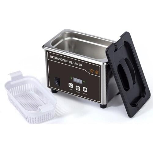 Ultrasonic Cleaner 35w 800ml Household Digital Stainless Steel Basket 110V 220V Ultrasound Cleaning For Denture Watches Glasses