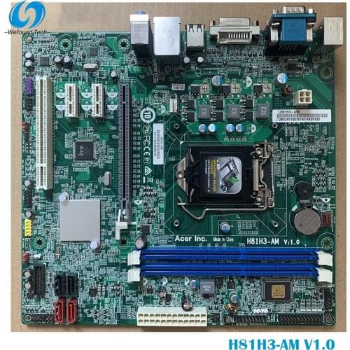 100% Working desktop motherboard for H81H3-AM 1150 H81 System Board Fully Tested