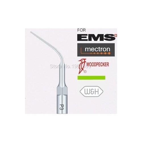 2pcs P3 Dental Ultrasonic Scaler Scaling Tips fit EMS Woodpecker UDS Handpiece Tip Tools