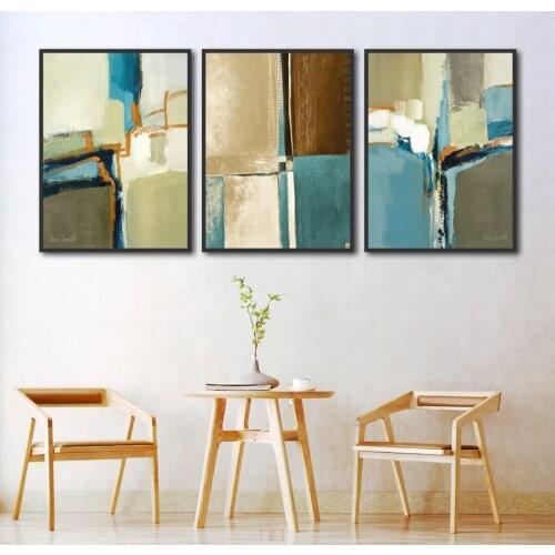Abstract Modular Art Oil Paint Graffiti Print Canvas Painting Family Wall Art Decorative Painting Nordic Modern Home Decoration