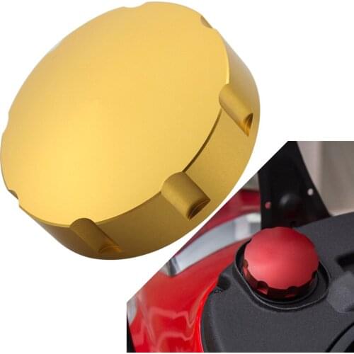 For Piaggio Vespa GTS GTV LX Primavera Sprint 125 150 250 300 300ie Aluminum CNC Scooter Gas Fuel Tank Filler Oil Cap Gold Cover