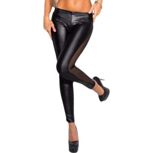 Женские кожаные брюки AVBIP China At AliExpress