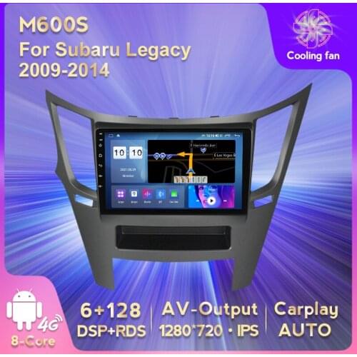 6G+128G Android 11 IPS Car Media Car Multimedia Player Car Audio For Subaru Legacy Outback 2009-2014 Multimedia Video Player