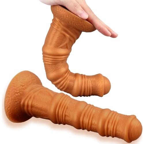 Huge Dildo Animal Penis With Powerful Sucker Female Masturbator G-spot Vagina Stimulator Prostate Massager Anal Plug Butt Plug