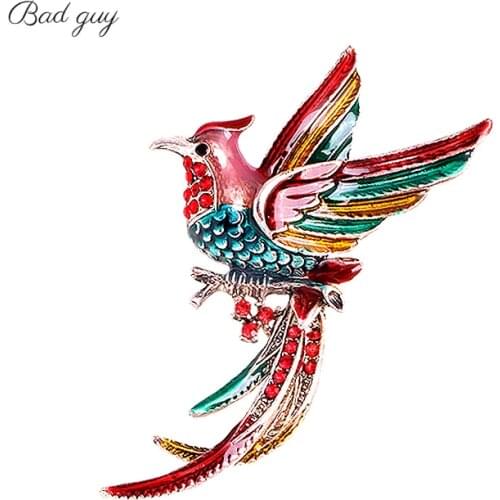 Oil Drop Brooch Pin Small Bird Paint Temperament Brooch For Womens Clothing Decor Pins Metal Accessories For Clothes Meet Gift