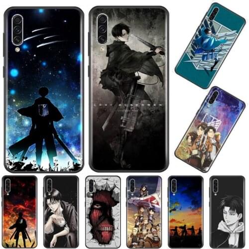 Ackerman Attack on Titan anime Phone Case For Samsung A20 A30 30s A40 A7 2018 J2 J7 prime J4 Plus S5 Note 9 10 Plus