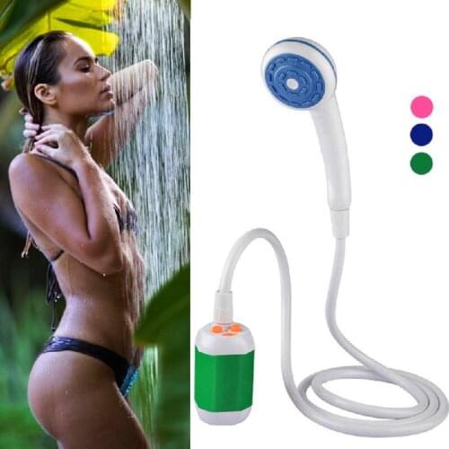 Travel Simple Rechargeable Shower Portable Shower Set Electric Pump Outdoor Camping Travel Car Washer Hiking Pet Washer