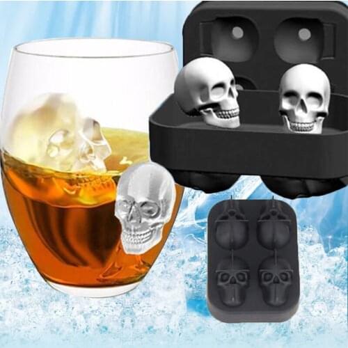 Ice Tray Mold Whiskey Ice Ball Maker Makers Ice Ball Mold Skull Halloween Ice Cube Trays Chocolate