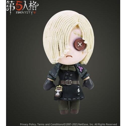 Game Identity V Survivor Grave Keeper Andrew Kreiss Cosplay Doll Plush Pillow Changeable Cloths DIY Dressup Design Plushie Toy