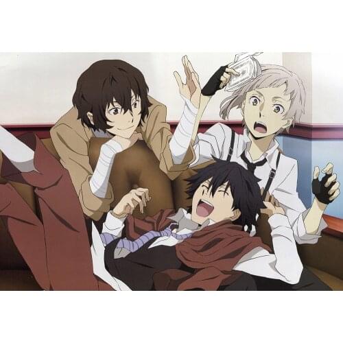 Cross Stitch DIY Painting Bungou Stray Dogs 5D Diamond Home Decor Picture Japan Anime Role Embroidery Wall Art Full Round Drill
