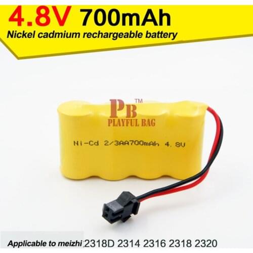 Meizhi 2318D 2314 morphing robots zero parts 4.8V 2/3AA700MAH Ni Cd