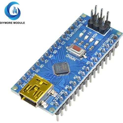 MINI USB NANO V3.0 ATMEGA328P-MU CH340 Microcontroller Module for Arduino System Program Development Tools