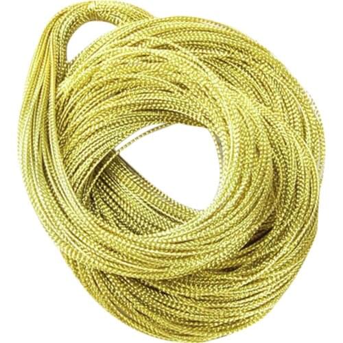 Multifunctional Golden String Metallic Jewelry Cord Card Braid 100 Yards for DIY Fashion Craft Necklace Bracelet Jewelry