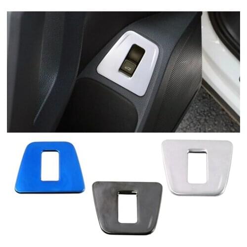 For Volkswagen VW Tiguan MK2 2017-2019 Tail Door Rear Trunk Switch Button Cover Frame Stainless Steel Trim Sticker