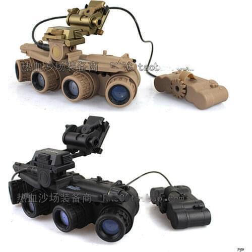 New Tactical Airsoft Dummy GPNVG 18 Model + Metal L4g24 NVG Mount BK/GD