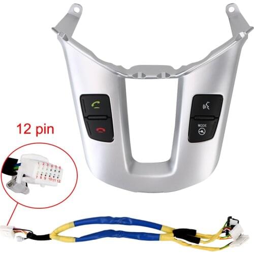Switch And Bluetooth Panel Steering Wheel Audio Cruise Control Buttons For Kia sportage SL Bluetooth Phone Control Button