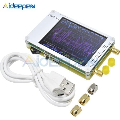 NanoVNA Portable 50KHz-900MHz Digital Digital Vector Network Analyzer Shortwave MF HF VHF UHF Antenna Analyzer Standing Wave
