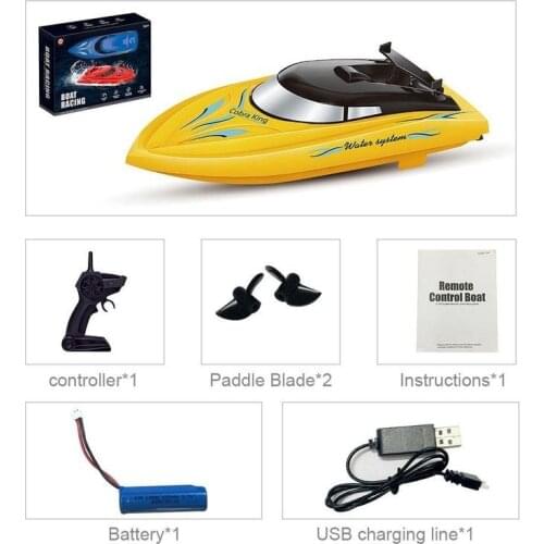 Remote Control Boats 2.4ghz 4 Channel Radio Remote Control Rc Racing Boat Electric Toys Rc Toys For Childern Best Gifts