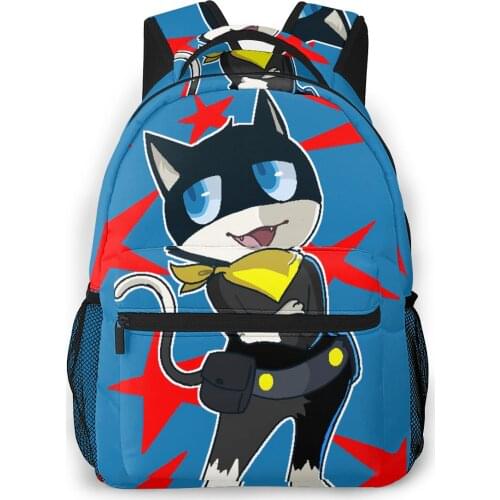 Persona 5 ,Morgana Backpack for Girls Boys Travel RucksackBackpacks for Teenage school bag