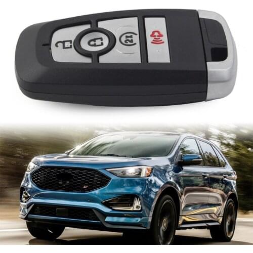 Replacement Remote Key Shell Case Fob 4 Button Car Accessories for Ford Edge 2017 2018 2019 2020 / Ranger 2019-2020