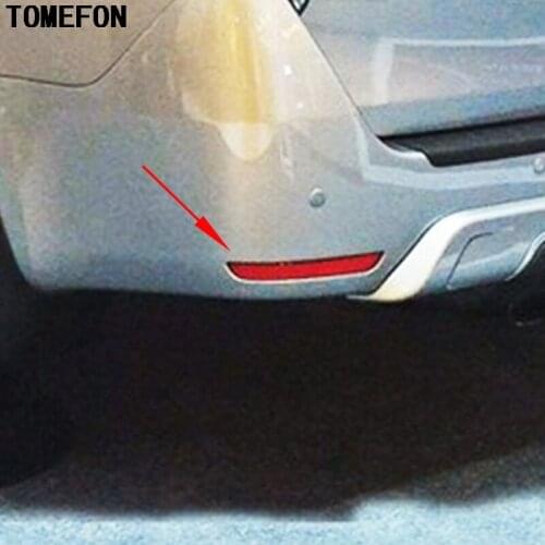 TOMEFON ABS Chrome For Toyota Innova 2016 2017 Exterior Styling Rear Fog Light Lamp Cover Trim Frame