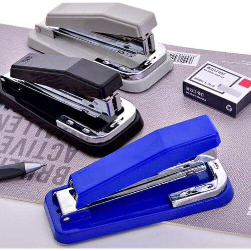 360 Degree Rotating Stapler School Desktop Stapler Staple Document Binding Supplies Portable Standard Staplers and 24/6 1/4 Inch