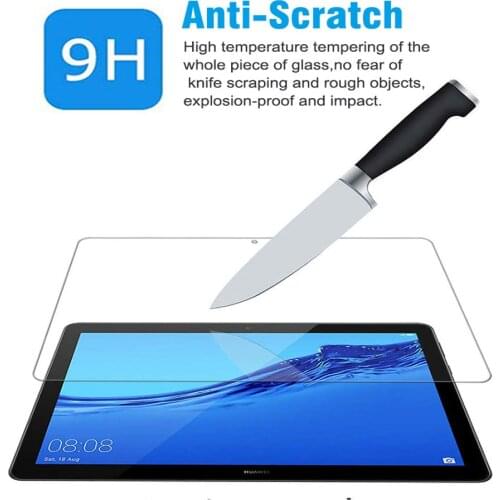 Screen Protector Film for Huawei MediaPad T3 10 9.6 Inch , Anti-fingerprint Tempered Glass AGS-W09 L09 L03 9H for Tablet