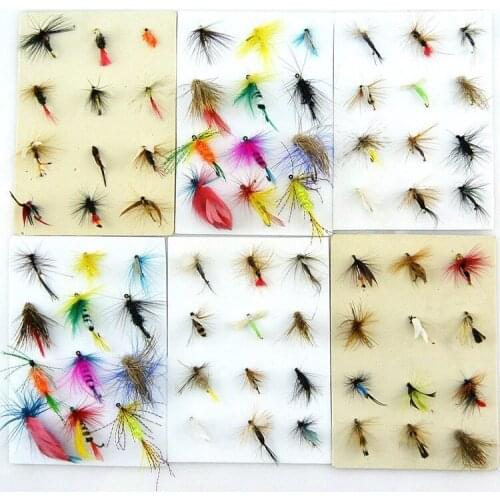 12 Pieces of Lure Bait Fly Hooks Bionic Flying Saucers Feather Hooks Fishing Gear Fishing Supplies