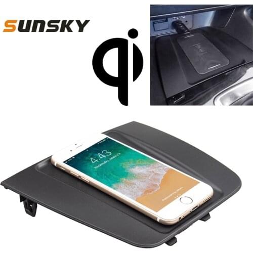 Car Charger Qi Standard Wireless Charger 10W Quick Charging for Mazda 3 Low-level Configuration 2015-2018 Auto Left Driving