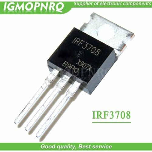 Free shipping 10pcs/lot IRF3708 TO-220 30V 62A new original