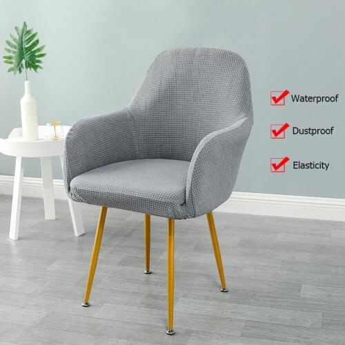 High Armrest Chair Cover Waterproof Hotel Restaurant Dining Chair Cover Coffee Bar Make Up Sofa Covers Furniture Protector