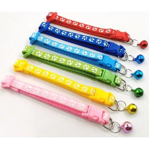 Colorul Pet Supplies Cat Collar With Bell Adjustable Buckle Collar Cat Pet Supplies Cat Accessories Collar Small Dog Chihuahua