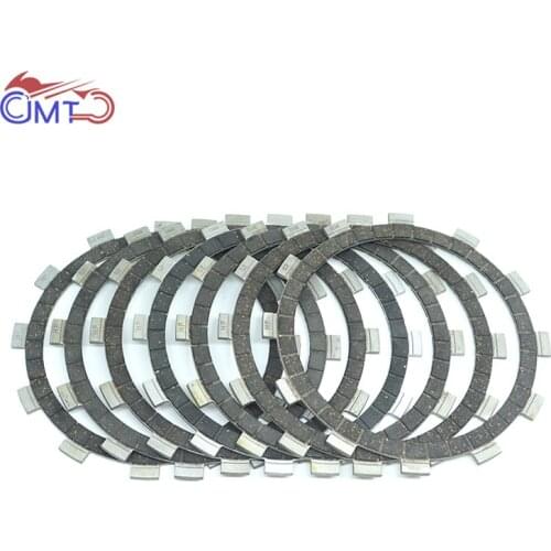 For Yamaha Big Bear 400 4x4 YFM400F 2004 2005 2006 YFM400FB IRS 2007-2009 4WD 2010-2013 Clutch Friction Disc Plate Kit 7P YFM400