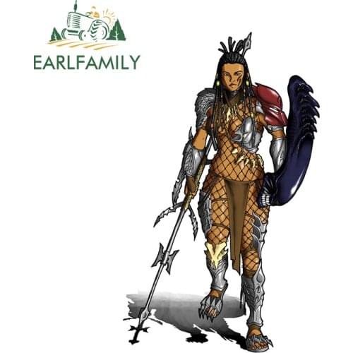 EARLFAMILY 13cm x 8cm for Predator Human Car Stickers Motorcycle Decals Car Assessoires Windshield Campervan Waterproof