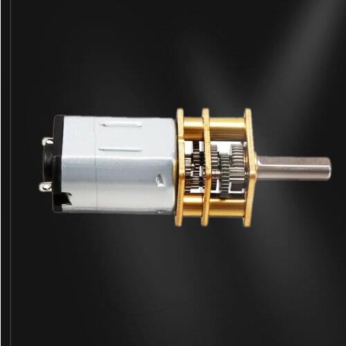 N20 Motor DC 3V/6V/12V N20 Mini Micro Metal Gear Motor with Gearwheel DC Electric Motors 15 30 50RPM 100 200RPM 300 500 1000 RPM