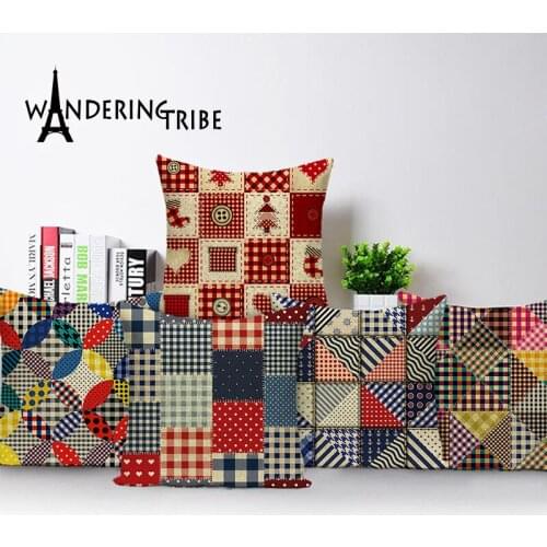 Geometric Pillowcase Heart-Shaped Decorative Throw Pillows Cushions Customized Home Decor Flowers Cushion Covers Sofa 45X45Cm
