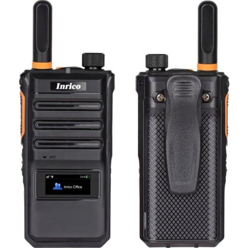 Inrico latest 4G LTE Android dual sim card two-way radio walkie talkie ptt T620