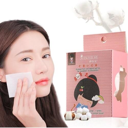 100Pcs/box Disposable Cotton Pads Matting Wipes Soft Makeup Sets Makeup Remover Pads Deep Cleaning Facial Beauty Woman