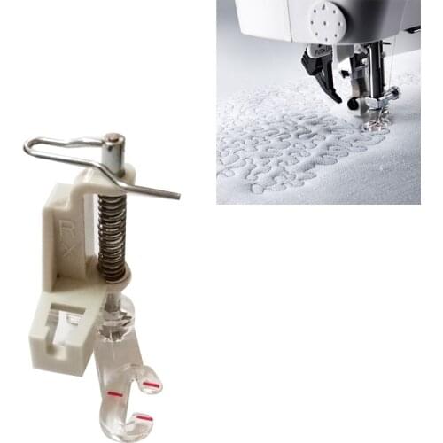 PFAFF FREE-MOTION OPEN TOE EMBROIDERY FOOT # 820988096 PFAFF CLEAR OPEN TOE FREE MOTION STIPPLING QUILT FOOT