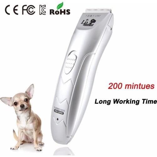 Professional Rechargeable Dog HairTrimmer Pet Dog Hair Clippers Pet Cats Sharp Haircut Ceramic Blades Hair Repair Shaver
