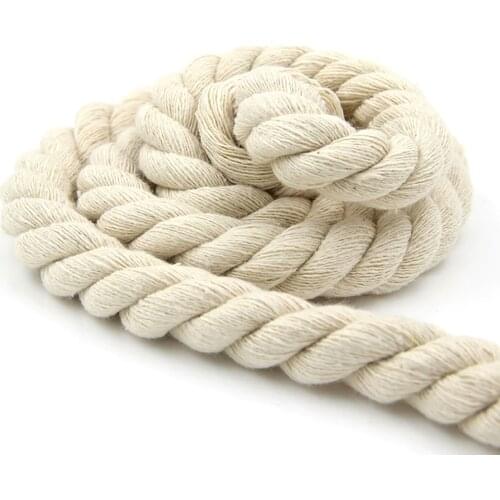 Hemp ropes Bundle the ropes Thick thin rope Diy tote bag cotton rope Hand made Decorative cotton thread White rope