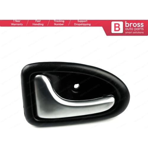 BDP79 Interior Door Handle; Front and Rear Left Doors; Chrome Plated for Renault Clio 2; renault Scenic 1; Renault Trafic