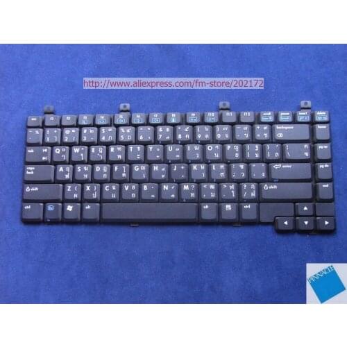 Brand New Black Laptop Notebook Keyboard 393568-281 PK13ZLI2200 For HP Compaq nx6115 nx6125 series(Thailand)100% compatiable us
