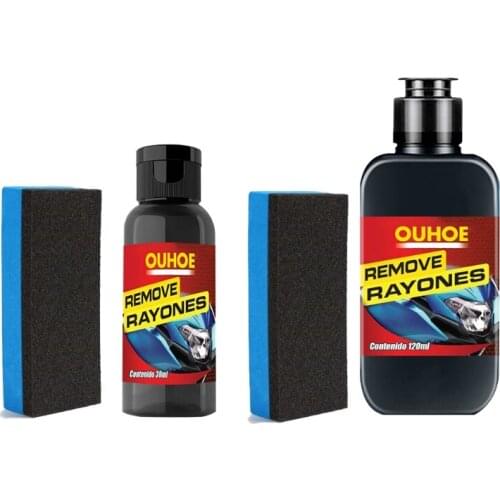 Car Paint Scratch Remover Repair Agent Scratches Polishing Removes Swirl Marks Nail Lines with Sponge 30/120ml